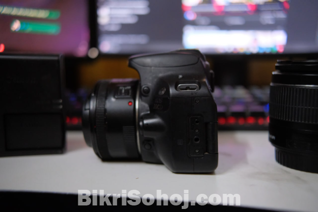 canon 200d + 50mm stm + 18-55mm kit lens